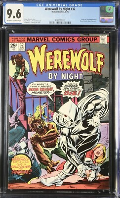 Werewolf by Night #32 CGC 9.6 OWTW Pages Much Nicer Then Most Other In Grade.