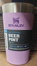 Stanley 16oz Lilac Insulated Stacking Beer Pint Stainless Steel