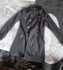 blue dise Damen Trenchcoat Mantel schwarz dop...