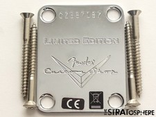 Fender USA Custom Shop 1963 CC Telecaster NECK PLATE, 63 Chrome, Tele