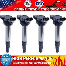 For TOYOTA Corolla L4 1.8L 2009-2017 / 2.4L 2011-2013 Ignition Coil UF619 4 Pack