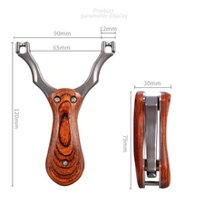  Stainless Steel Folding Slingsot Compact Pocket Size Easy Carry For Outdoor