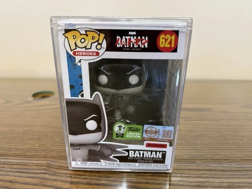 Funko Pop! Batman (bat-manga) ECCC Black White #621 Grail LE 500 Pieces In Hand