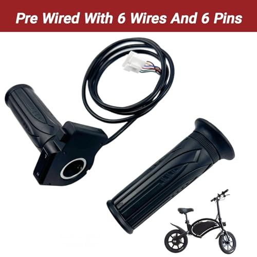 Ebike Throttle Twist Jetson Bolt con Llave 48V Ebike Throttle 36V Scooter Eléctrico LCD Pantalla de Cantidad Eléctrica con Interruptor Ebike Speed Governing Throttle Grip 6 (48V Ebike Throttle Twist Jetson Bolt con Llave 48V Ebike Throttle 36V Scooter Eléctrico LCD Pantalla de Cantidad Eléctrica con Interruptor Ebike Speed Governing Throttle Grip 6 (48V