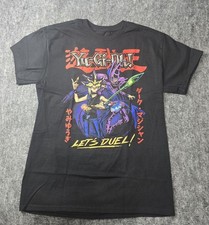 Yu-Gi-Oh Shirt Size L Graphic T Shirt Short Sleeve Tee Anime Manga Dark Magician
