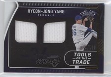 2022 Panini Absolute Tools of the Trade 2 Swatch 51/199 Hyeon-jong Yang 0a8t