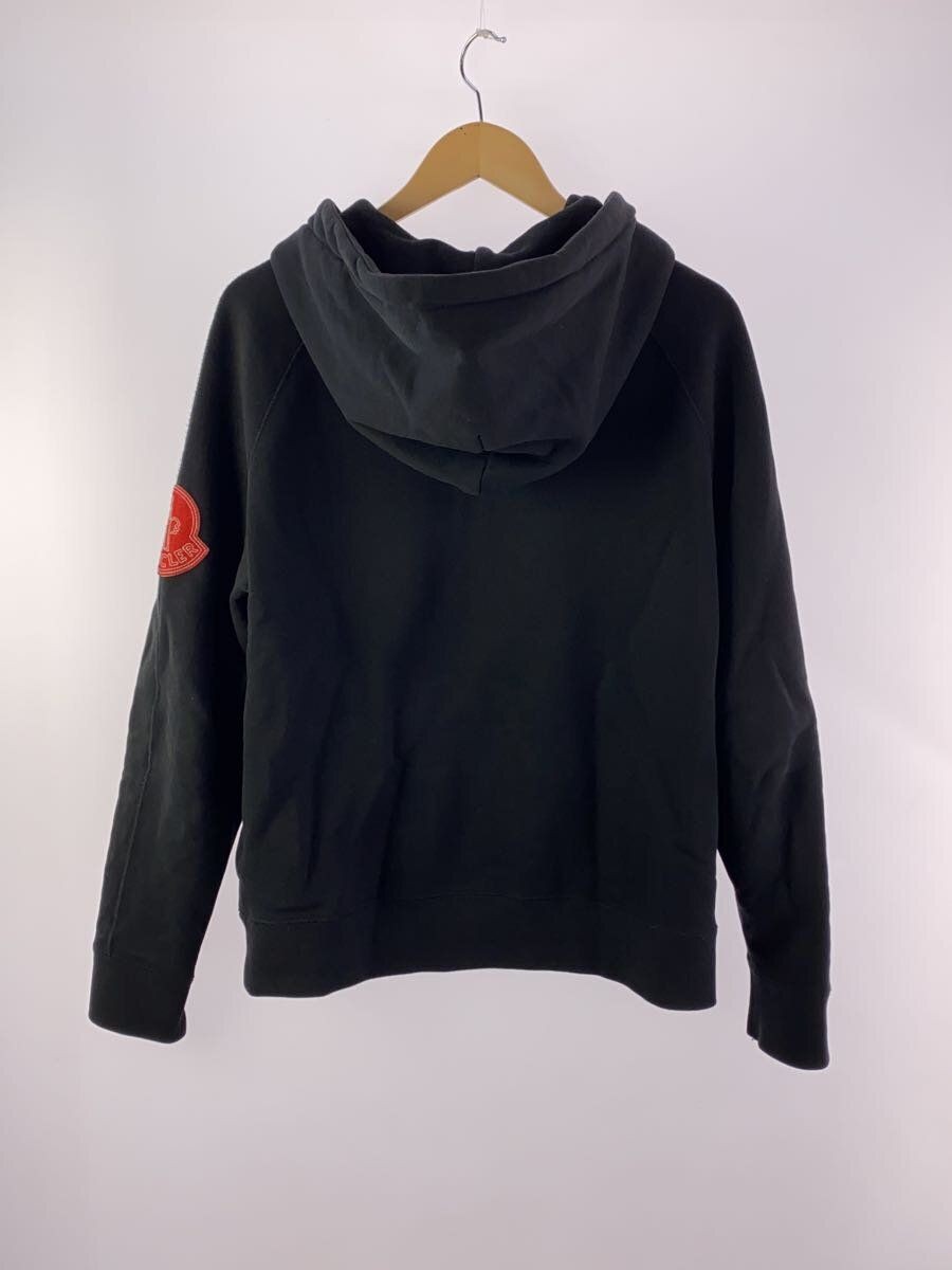 MONCLER Zip Hoodie M Cotton Black Solid Used | eBay