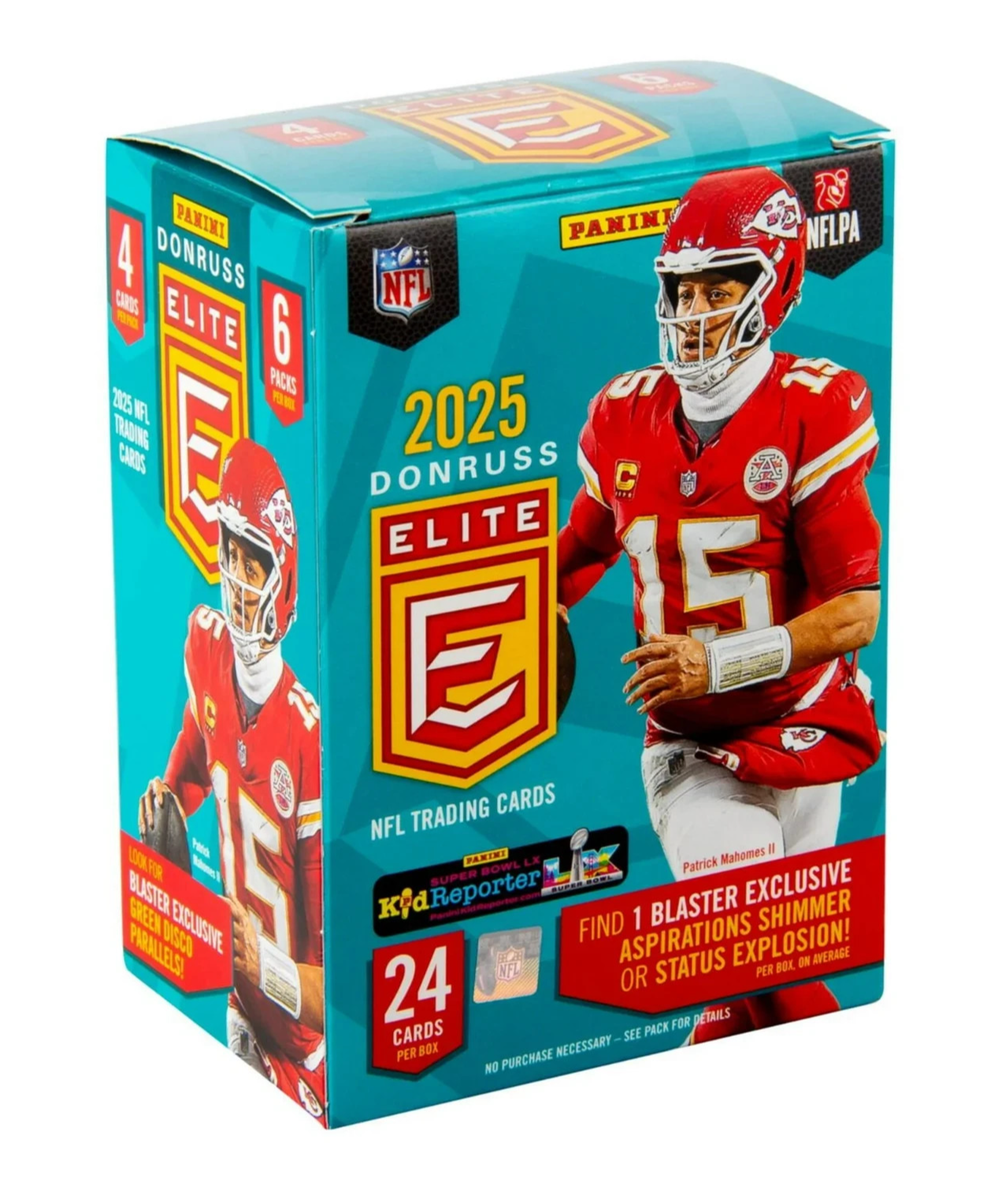 2025 Panini Donruss Elite Football Trading Cards Blaster Box - 1