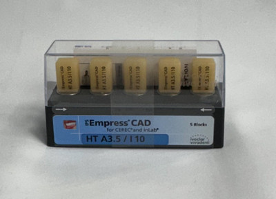 Ivoclar Vivadent IPS Empress CAD, Farbe: HT A3,5, Größe: I 10;  5 Stück OVP