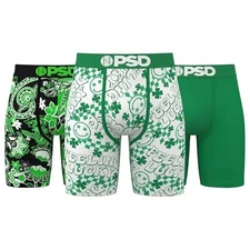 PSD Men’s Lucky Boxer Brief 3-Pack - Small