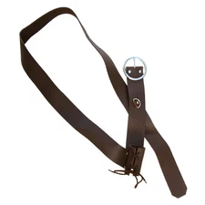 European Dark Gentry Leather Renaissace Knight Templar Medieval Baldric