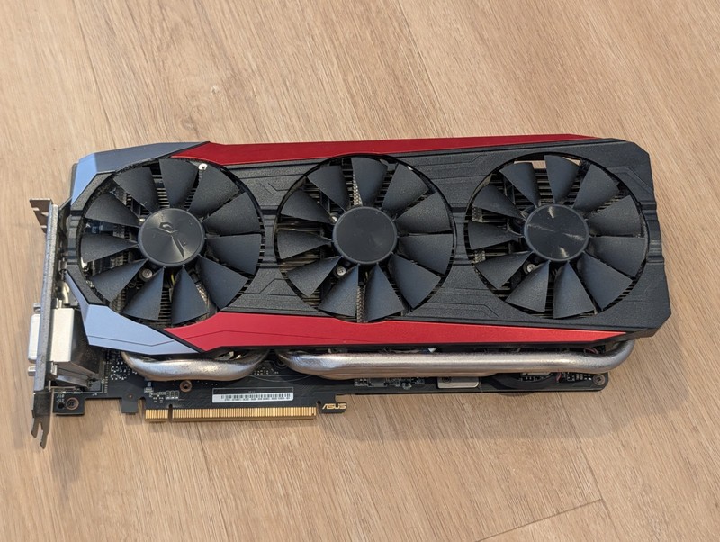 ASUS Strix GTX 980 Ti Gaming Graphics Card, NVIDIA GeForce, Black/Red, 6GB
