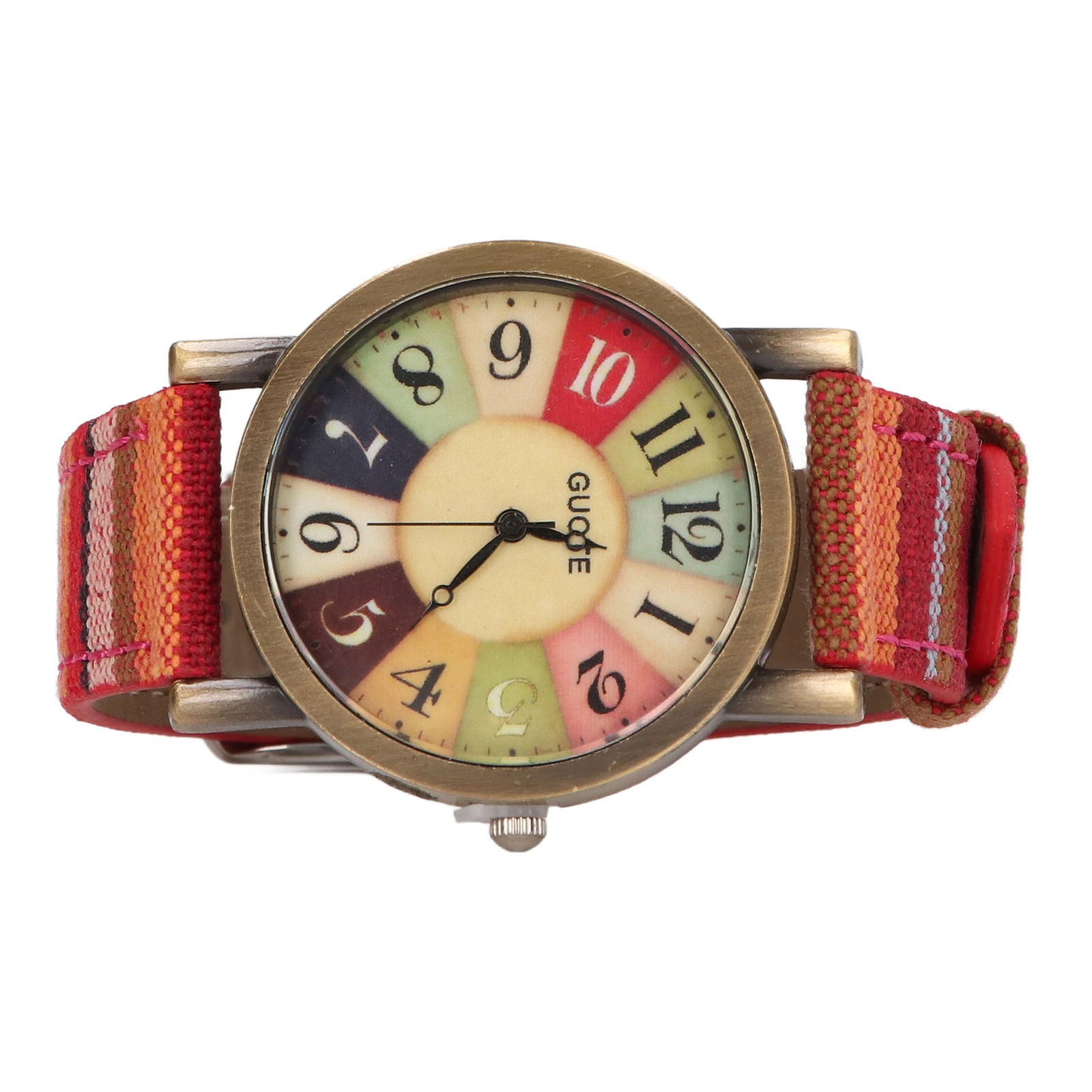 (Red) Watch Accurate Time Boho Style Multicolour Bohemian Watch For