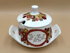 [New] Made in Norway Figgjo Folklore Bowl with Lid Scandinavian Thuri /Only USA