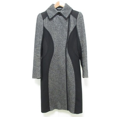 SPORTMAX defile Sportmax Max Mara knit long coat size 38 gray black Women USED