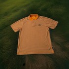 Callaway X Series Men’s L Gatlinburg TN Golf Course Orange striped polo shirt — photo 1