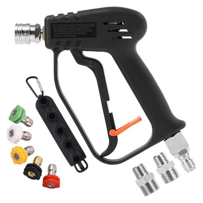 #ad Pressure Washer with Swivel Short Power Washer with 5 Spray Nozzle Tips 3 8... $56.39