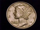 1940-P  Mercury Dime About Uncirculated Grade.