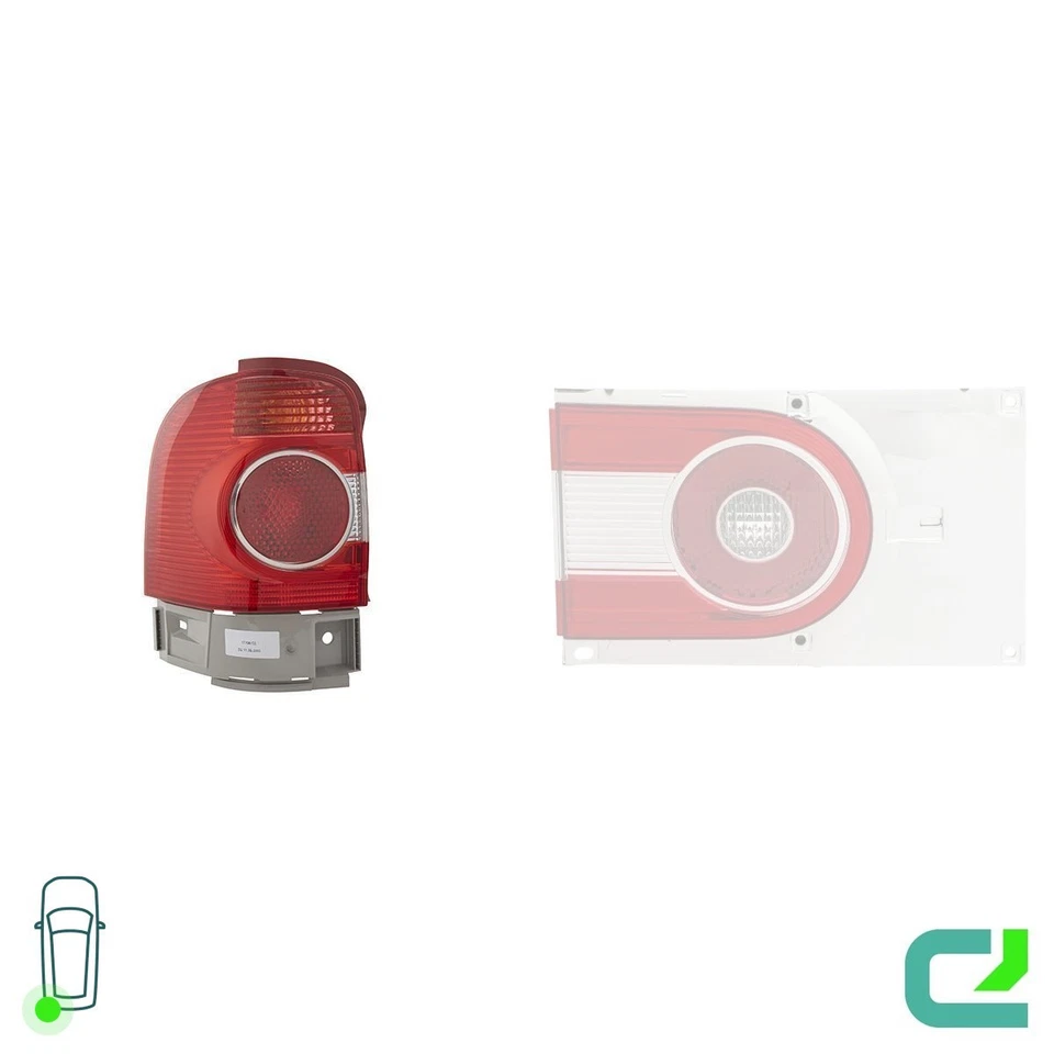 Luce Posteriore SX 12 V P21W Glühlampen-technologie Hella per U. A. VW Sharan - Immagine 2 di 4