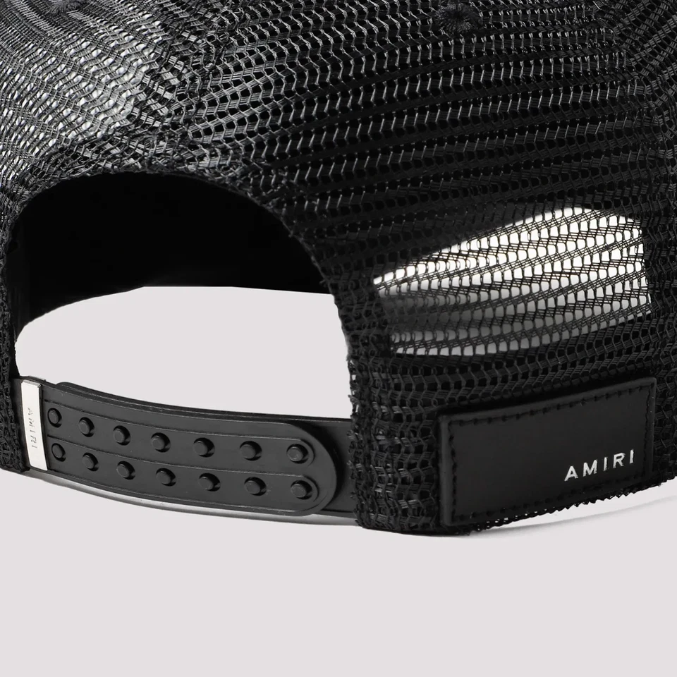 Amiri MA Logo Full Canvas Trucker Hat NEW AUTHENTIC ONE SIZE - Image 3 of 4