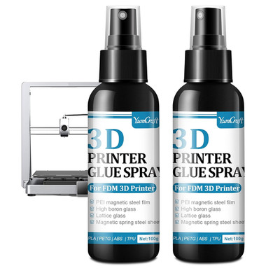 3D Printer Adhesive 7Oz/200Ml 3D Printer Glue Spray Prevents Warping on Heated