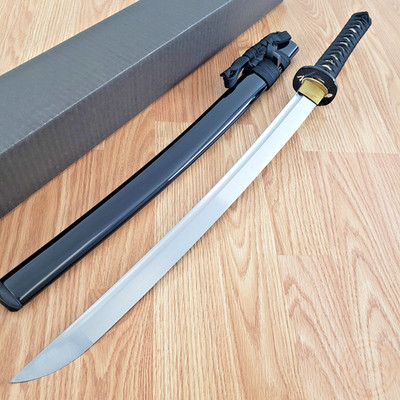 Cold Steel Wakizashi Sword Warrior Series 21'' Carbon Steel Blade Rayskin Handle
