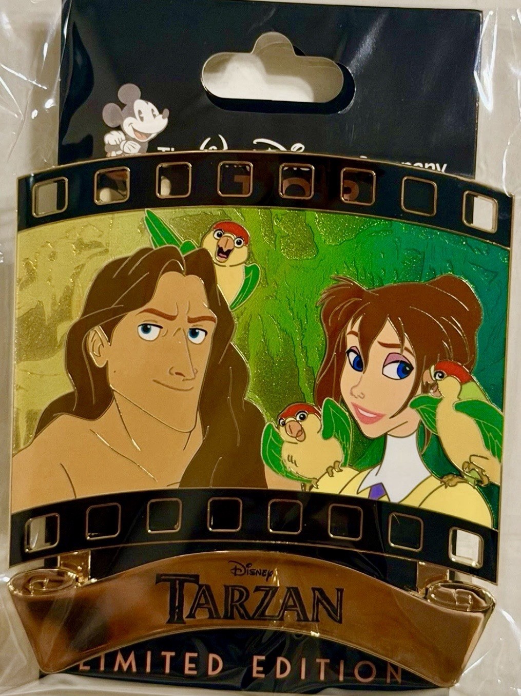 ✅ Disney D23 Expo DEC WDCS -REEL OF MAGIC Tarzan Jumbo Hinge Stand Pin LE 500