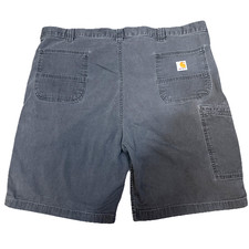 Carhartt Shorts Mens Relaxed Fit Gray Cargo Work Utility Style Size 44x10  U20