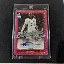 2024-2025 DONRUSS BEAUTIFUL GAME PINK VELOCITY EBERECHI EZE Auto FIFA
