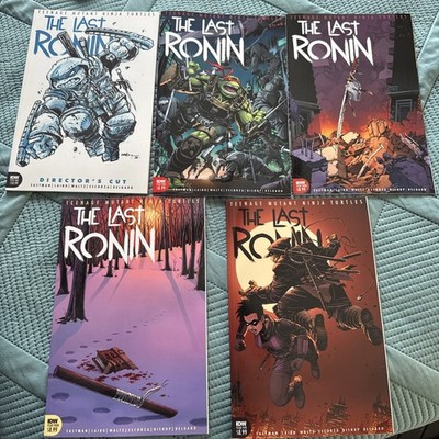 TMNT LAST RONIN COMPLETE SET OF SIX BOOKS #1-5 #1 Is DIRECTOR'S CUT Movie