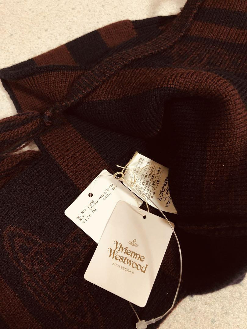 New Authentic Vivienne Westwood Knit Hat with Ear Flaps New Authentic Vivienne Westwood Knit Hat with Ear Flaps
