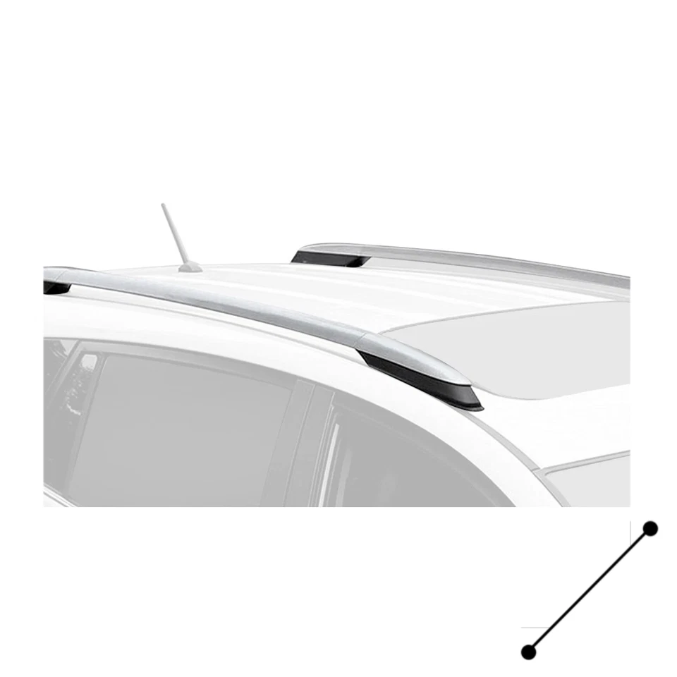 2Pcs Roof Rail Rack Luggage Cargo Carrier CrossBar Fit for Toyota RAV4 2013-2017 - Изображение 2 из 4