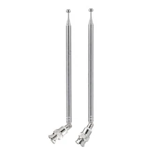 Enhance Your For Radio Reception with Telescopic BNC Antenna 2pcs Pack