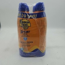 3ct Banana Boat Sport Ultra SPF 30 Sunscreen Spray 2 pk 6 total cans EXP. 10/26