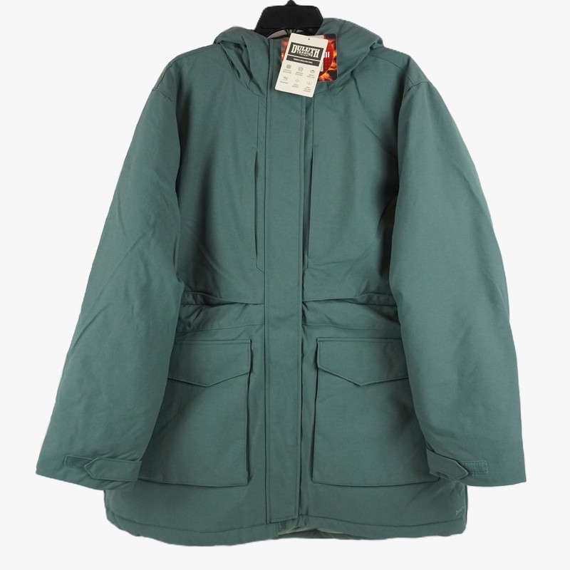 Duluth Trading Company Insolator Hooded Parka In Balsam Green - Women's Size XXL