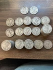 Lot of 100 1920, 1934-1947 Walking Liberty Half Dollars 90% Silver US Coins