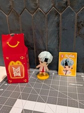 New Rare 2025 McDonald's Suga TINY TAN x BTS 2025 Happy Meal Toy Blue Hair