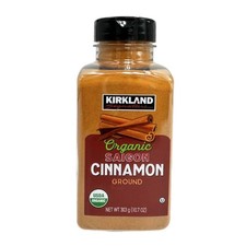 Kirkland Organic Ground Saigon Cinnamon - 10.7 Ounce Pack of 1 