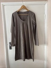 Sandwich Dress/Tunic Size L. Sand. Subtle Design Print