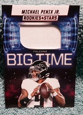 2025 Rookies & Stars # BT-MPJ Michael Penix Jr. Big Time Patch 🔥🔥🔥