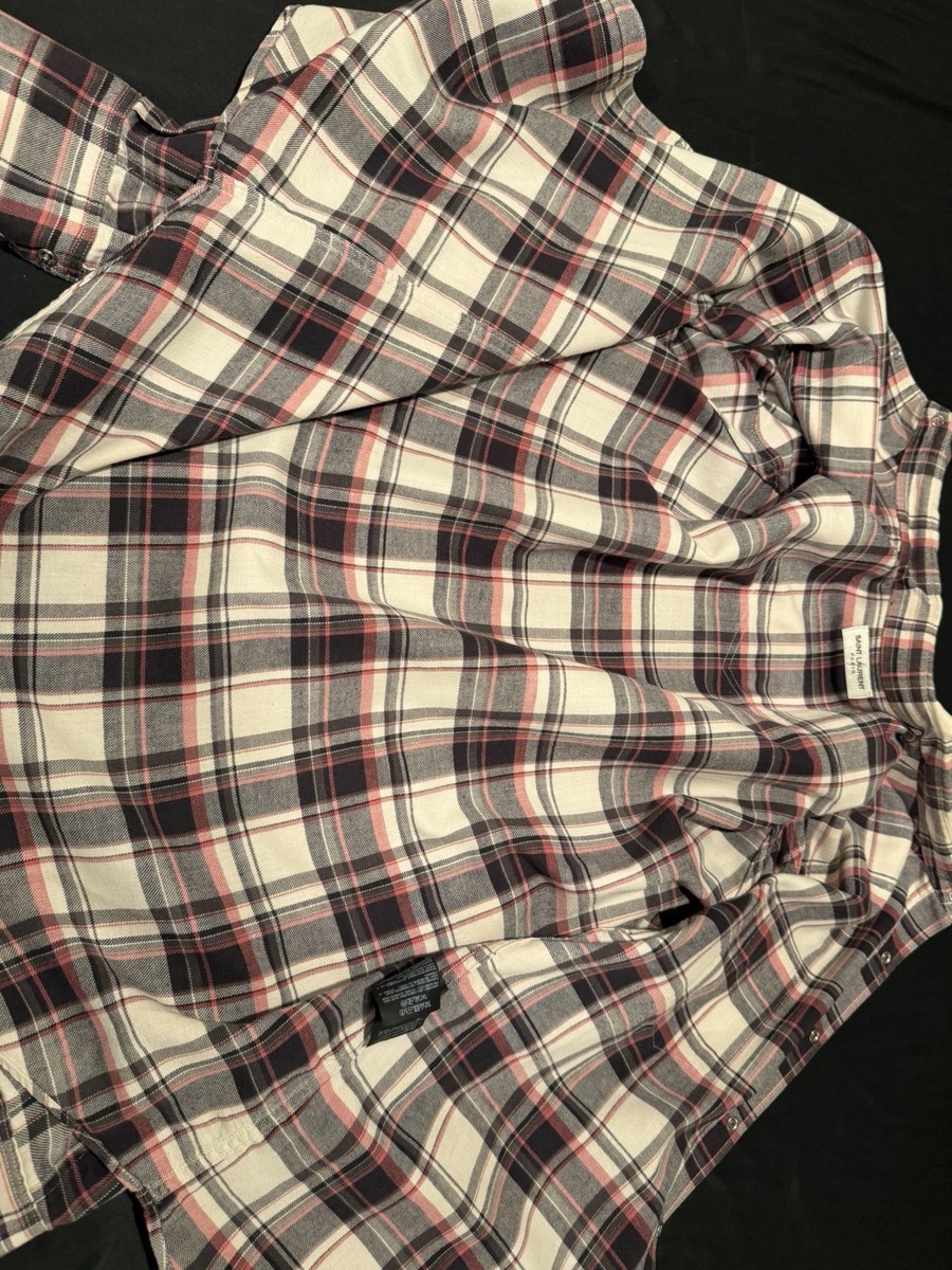 Saint Laurent Mens Slim Fit Western Shirt. XL. $890 | eBay