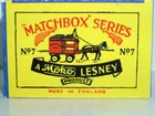 Replica A type Script box for Moko Lesney Matchbox 7a Horse Drawn Milk Float
