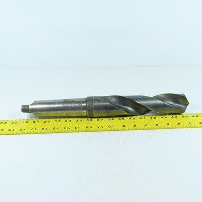 Precision Twist Drill 2'' Spiral Flute Drill Bit 5MT Shank 16'' OAL 8.75'' Cut