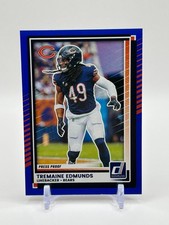 2025 Panini Donruss Tremaine Edmunds Press Proof Blue #239 Bears *READ*