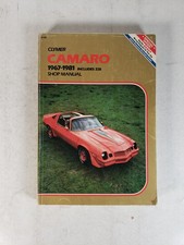 Clymer Camaro 1967-1981, Includes Z28, Shop Manual (1987 - 5th Edtion, 9th Print