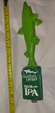 Dogfish Head 60 Minute IPA Green Shark Beer Tap Handle 13” 