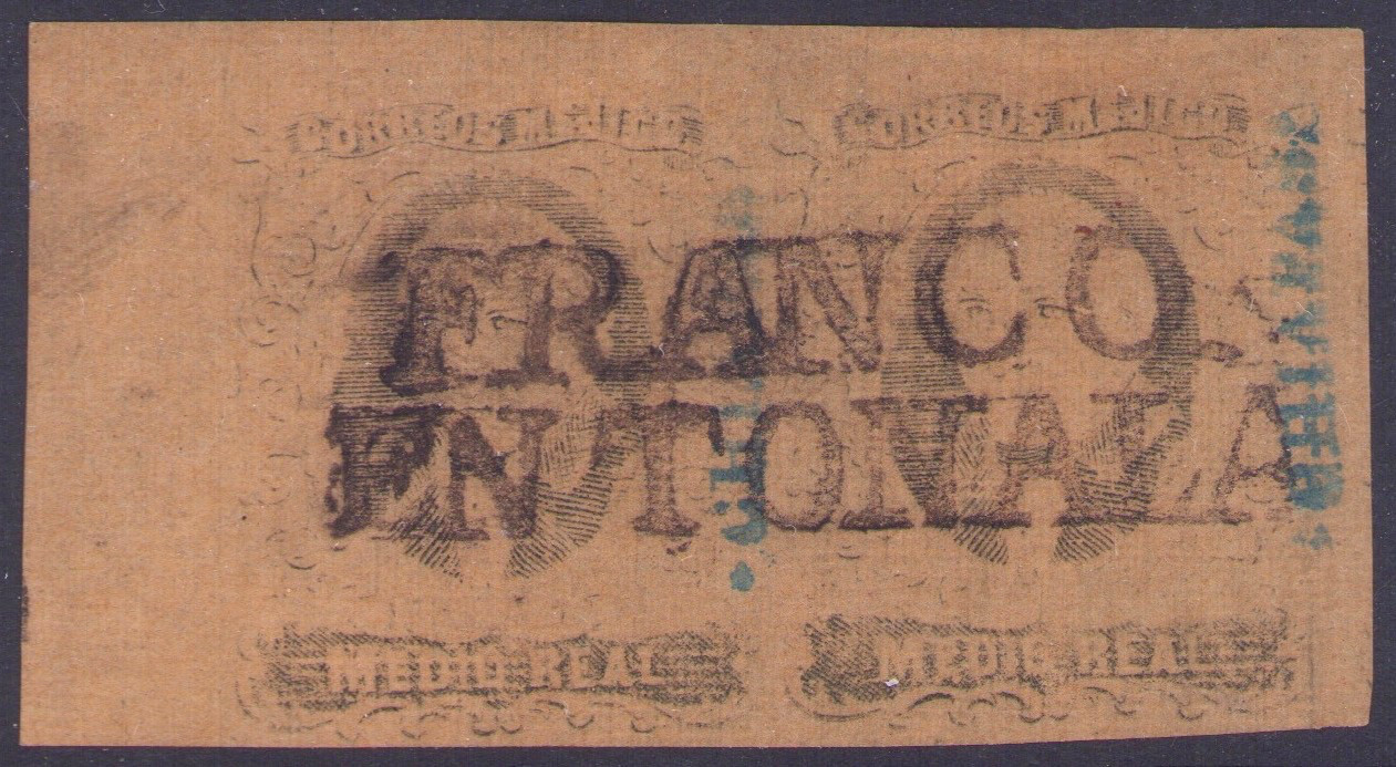 sr13 #7 1/2R Chiapas/Tonala Pr  Sz 130 Very Fine est $160-240  Amazingling Nice