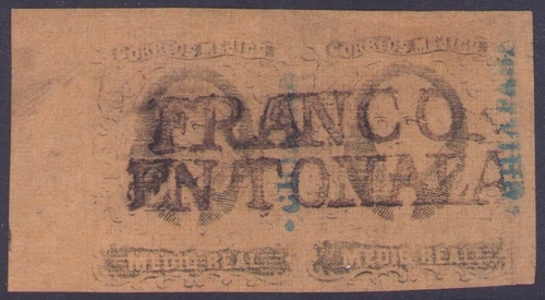 sr13 #7 1/2R Chiapas/Tonala Pr  Sz 130 Very Fine est $160-240  Amazingling Nice