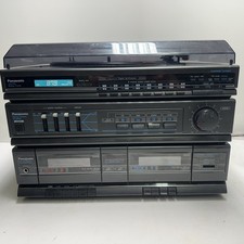 Panasonic SG-H10 Dual Cassette/AMF-FM/Phono Stereo Music System Working