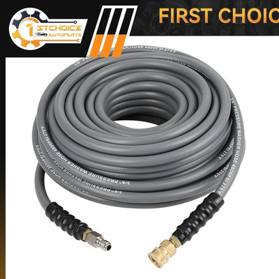 #ad 100#x27; x 3 8quot; 4800psi High Pressure Washer Hose Gray New $119.19